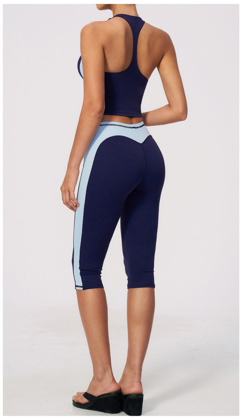 Custom Yoga Sets|Wholesale New yoga set with peach-shaped buttocks high elasticity and quick-drying