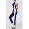 Custom Yoga Sets|Wholesale Yoga Set Round Neck Short Sleeve High Waist Long Pants High Elasticity