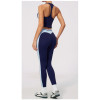 Custom Yoga Sets|Wholesale Yoga set with color blocking for outdoor running and fitness