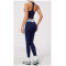 Custom Yoga Sets|Wholesale Yoga set with color blocking for outdoor running and fitness