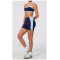 Custom Yoga Sets|Wholesale New color-blocked yoga suit for women, slim fit, fitness, outdoor