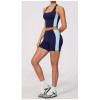 Custom Yoga Sets|Wholesale New yoga outfit set for women with padded bra top and high-waisted