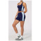 Custom Yoga Sets|Wholesale New yoga outfit set for women with padded bra top and high-waisted