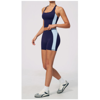 Custom Yoga Sets|Wholesale New yoga outfit set for women with padded bra top and high-waisted