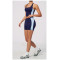 Custom Yoga Sets|Wholesale New yoga outfit set for women with padded bra top and high-waisted