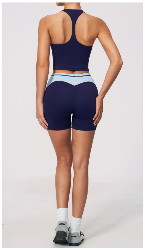 Custom Yoga Sets|Wholesale New yoga outfit set for women with padded bra top and high-waisted