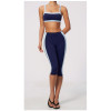 Custom Yoga Sets|Wholesale Color-blocked yoga set for women slim fit sweat-wicking and breathable