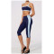 Custom Yoga Sets|Wholesale Color-blocked yoga set for women slim fit sweat-wicking and breathable