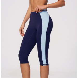 Custom Yoga Sets|Wholesale Color-blocked yoga set for women slim fit sweat-wicking and breathable