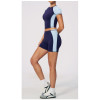 Custom Yoga Sets|Wholesale New women's color-blocked short yoga outfit for Pilates training