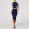 Custom Yoga Sets|Wholesale New yoga set, slimming peach-shaped buttock training cropped pants