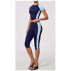 Custom Yoga Sets|Wholesale New yoga set, slimming peach-shaped buttock training cropped pants