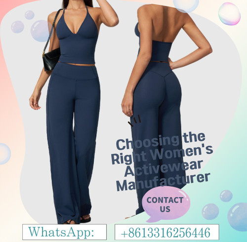 Choosing the Right Women’s Activewear Manufacturer for Your Brand