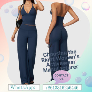 Choosing the Right Women’s Activewear Manufacturer for Your Brand
