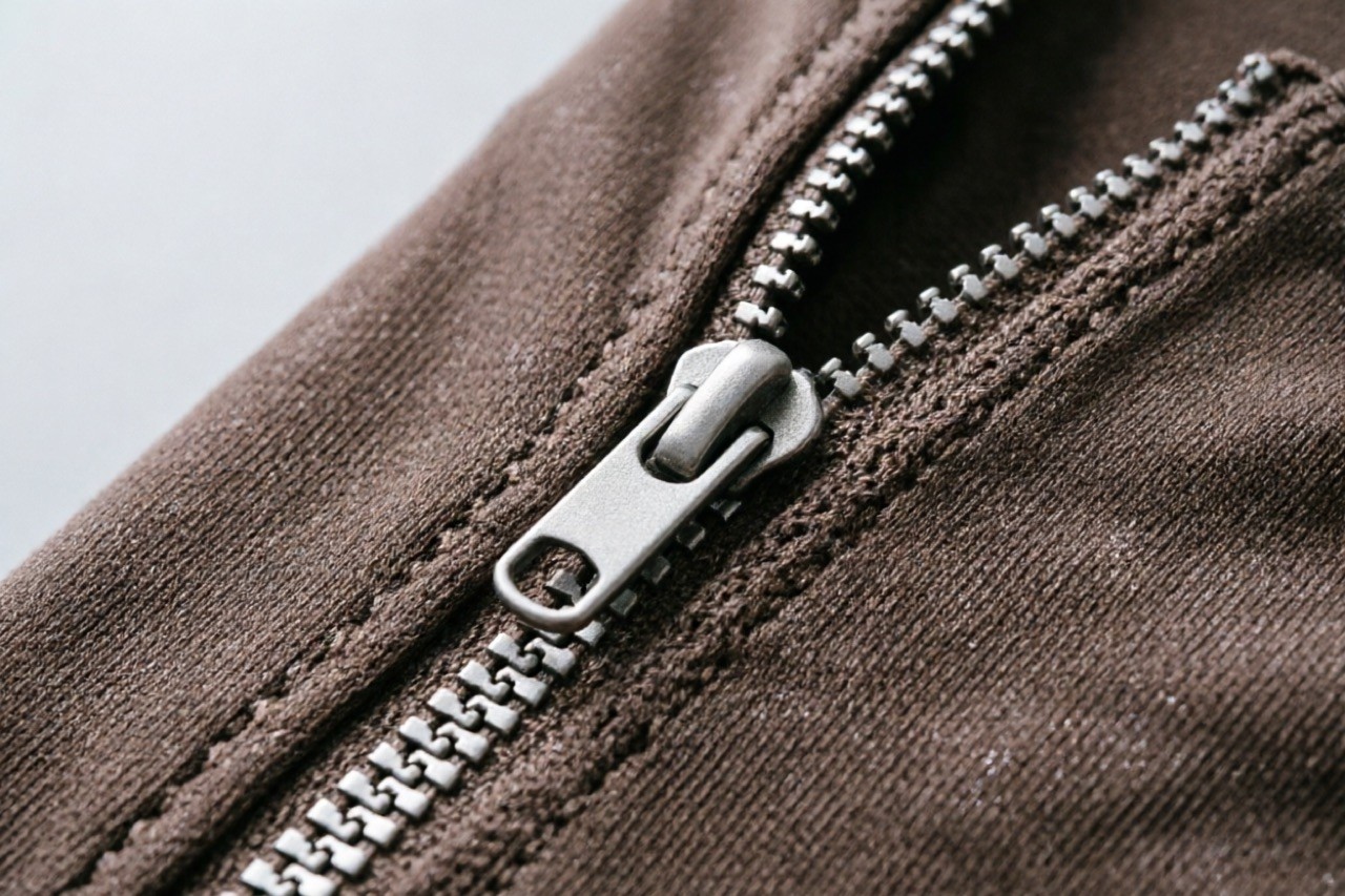 Seamless one-piece activewear knit detail — macro of seamless fabric structure, technical sportswear material