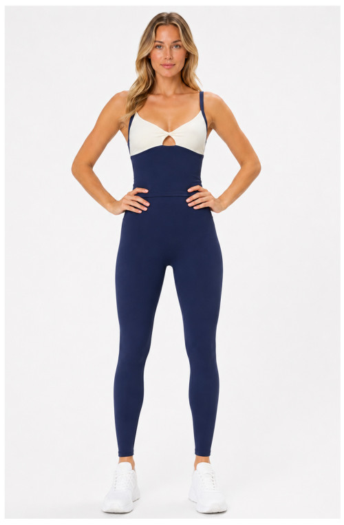 Custom Yoga Sets|Color-blocked Sports Yoga Sets Supplier Suitable for Exercise and Fitness