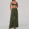 Custom Yoga Sets|2026 New Fitness Set: Open-Back Sports Bra & High-Waisted Yoga Wear Manufacturer