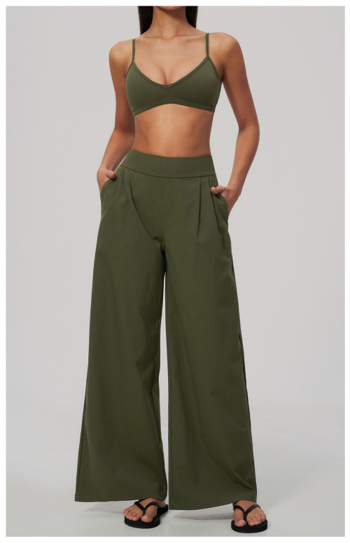Custom Yoga Sets|2026 New Fitness Set: Open-Back Sports Bra & High-Waisted Yoga Wear Manufacturer