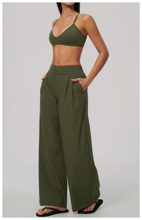 Custom Yoga Sets|2026 New Fitness Set: Open-Back Sports Bra & High-Waisted Yoga Wear Manufacturer