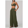 Custom Yoga Sets|2026 New Fitness Set: Open-Back Sports Bra & High-Waisted Yoga Wear Manufacturer