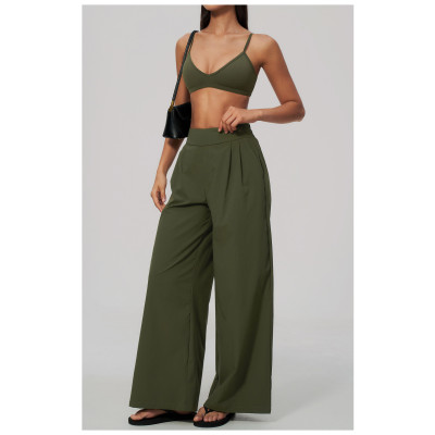 Custom Yoga Sets|2026 New Fitness Set: Open-Back Sports Bra & High-Waisted Yoga Wear Manufacturer
