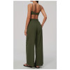 Custom Yoga Sets|2026 New Fitness Set: Open-Back Sports Bra & High-Waisted Yoga Wear Manufacturer