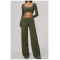 Custom Yoga Sets|Supplier of New Slim-Fit Athletic Set: High-Stretch Cropped Long-Sleeve Yoga Set