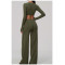 Custom Yoga Sets|Supplier of New Slim-Fit Athletic Set: High-Stretch Cropped Long-Sleeve Yoga Set