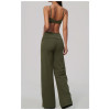 Custom Yoga Sets|Supplier of High-stretch yoga set featuring a strappy, open-back design