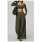 Custom Yoga Sets|Supplier of Stylish, Slim-Fit, Wide-Leg Long-Sleeve Cropped Athleisure Set