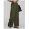 Custom sports sweatpants|Wholesale Loose-fitting wide-leg pants highly elastic quick-drying