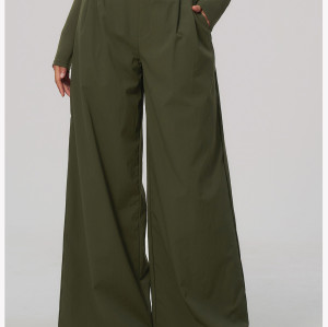 Custom sports sweatpants|Wholesale Loose-fitting wide-leg pants highly elastic quick-drying
