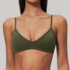 Custom Yoga bra|Wholesale Women's Sports Bra – V-Neck Open-Back High-Stretch, Breathable, Quick-Dry