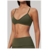 Custom Yoga bra|Wholesale Women's Sports Bra – V-Neck Open-Back High-Stretch, Breathable, Quick-Dry