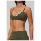 Custom Yoga bra|Wholesale Women's Sports Bra – V-Neck Open-Back High-Stretch, Breathable, Quick-Dry