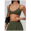 Custom Yoga bra|Wholesale Women's Sports Bra – V-Neck Open-Back High-Stretch, Breathable, Quick-Dry