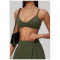 Custom Yoga bra|Wholesale Women's Sports Bra – V-Neck Open-Back High-Stretch, Breathable, Quick-Dry
