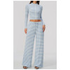 Custom Yoga Sets|Supplier of Yoga set zip-up mock neck breathable fabric and wide-leg bottoms