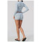 Custom Yoga Sets|Supplier of  Striped Yoga Set with Mock Neck Top and Athletic Shorts