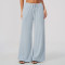 Custom sports sweatpants|Wholesale Women Striped Loose-Fit Yoga Pant–Casual Stylish Athletic Trouser