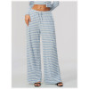 Custom sports sweatpants|Wholesale Women Striped Loose-Fit Yoga Pant–Casual Stylish Athletic Trouser