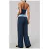 Custom Yoga Sets|Supplier of  High-waisted, quick-dry yoga set featuring a color-block halter top