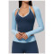 Custom long-sleeved sweatshirt |Wholesale Long-sleeve open-back yoga shrug/cover-up for outdoor