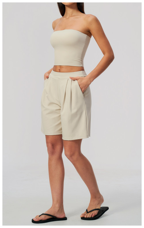 Custom Yoga Sets|Supplier of  Breathable and stylish strapless yoga tank top for sports and fitness