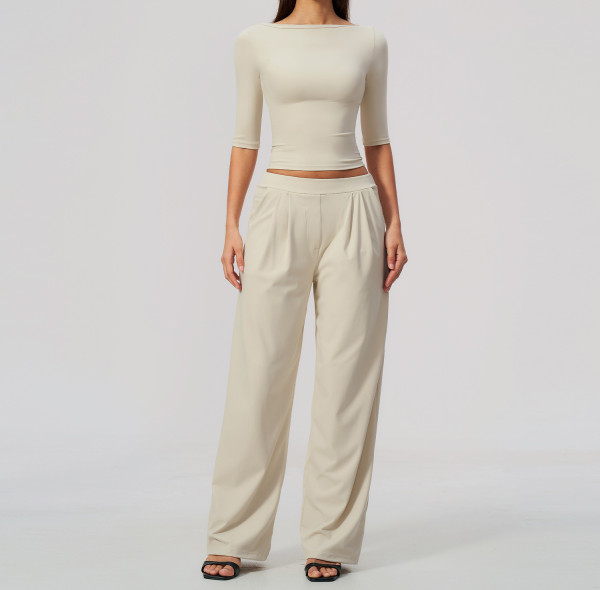 Custom Yoga Sets|Supplier of Stylish sportswear set casual wear suitable for running quick-drying