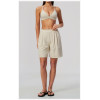 Custom Yoga Sets|Supplier of Casual High-Waisted Yoga Set with Spaghetti Straps and V-Neck