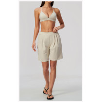 Custom Yoga Sets|Supplier of  Casual High-Waisted Yoga Set with Spaghetti Straps and V-Neck