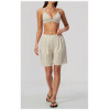 Custom Yoga Sets|Supplier of Casual High-Waisted Yoga Set with Spaghetti Straps and V-Neck