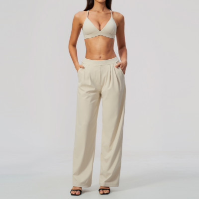 Custom Yoga Sets|Supplier of Quick-dry yoga set for outdoor running, fitness, and Pilates