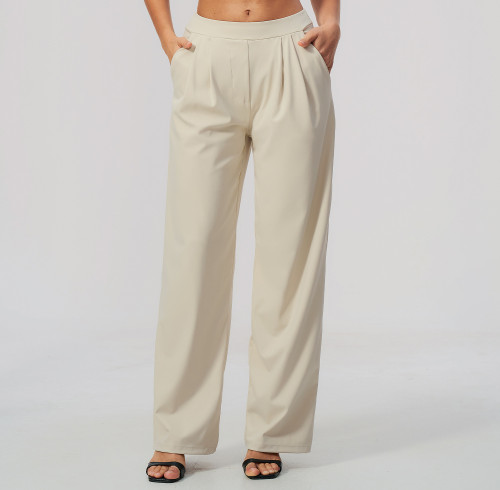 Custom sports sweatpants|Wholesale High-waisted athletic pants, loose-fit yoga pants, quick-dry